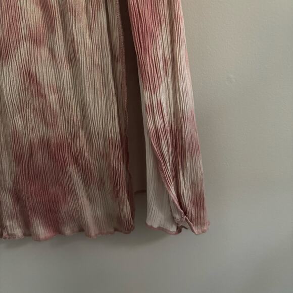 Zara Pink Tie Dye Knot Slip Dress Sz M - Picture 5 of 9